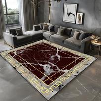 Juodo marmuro kilimas svetainei prabangi apdaila namams sofa skalbiamas didelis kilimas miegamajam minkštas/pūkuotas didelio ploto kilimas valgomojo 40x60cm