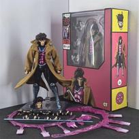 Marvel Comics Stiliaus Gambit Mafex131 Articulated Manga Veiksmo Figūrėlė Pozuojamas Kolekcionuojamas Modelio Rinkinys X-Men Gerbėjams Gimtadienio Dovana Žaislas black