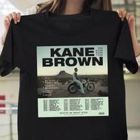 Kane Brown 2025 The High Road Tour Black  Full Size S-2XL Unisex T-Shirt XL