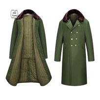 Qianyiyang Men's Winter Security Duty Parka One Size žalia spalva