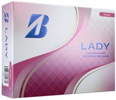 BRIDGESTONE LADY Golf 2025 L5PXJ Balls, Model, 12-Pack, Pink, rožinė