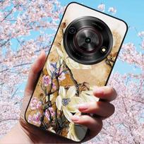 For ZTE Blade A75 5G 6.6  Cases 3D Relief Flower Soft Silicone Luxury Cover for ZTE Blade A75 5G 3D Phone Cases ZTE Blade Z2357N ZTE Blade A75 5G