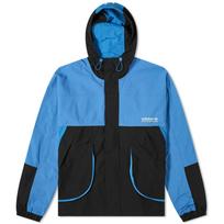 adidas Adventure Unisex Premium Utility Windbreaker Blue Black H09053 XXL