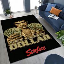 Classic Scarface Tony Montana Movie Art Carpet Rug for Bedroom Living Room Sofa Home Doormat Decor,Large Kids Non-slip Floor Mat 40x60cm( 15x23in )