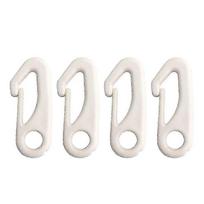 Flagpole Clip Hook, 4 Pcs Nylon Flagpole Attachment for Flags, UV Resistant Easy Install