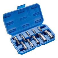 Professional 12 Point Triple Square Spline Bit Socket Set Tamper Proof with Case Car Repair Tool 1