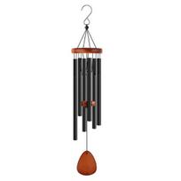 Wind Chime for Outdoor 37  Metal Wind Chimes with 6 Thickened Aluminum Tubes And Hook for Garden Yard Patio Home Decoration juoda