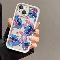 Custom Stitch Drop-Proof Case for iPhone 15 Pro Max and iPhone 14 Plus Apple X blue
