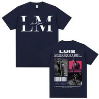 Rap Singer Luis Miguel Album Tour Pattern 2026 Summer Unisexs Women Fashion Harajuku Hiphop Print Oversized Tshirt S