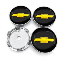 4pc 60mm Car Wheel Center Hub Cap Rim Cover Emblem Sticker For For Chevrolet Captiva Colorado Cruze Spark Malibu Car Accessories