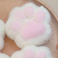 Mochi Taba Squishy NEW Fidget random color1pcs Kawaii Plush Cat Paw Silicone Small Cute Pink Cat Foot Pinching Pinching and Deco