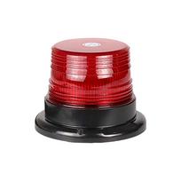 DC12-24V Automobilinis mirksintis įspėjamasis žibintas Automobilio Sunkvežimio Stogo Viršaus Įspėjamasis Žibintas su Magnetiniu Pagrindu Saugumui Auto 12 LED raudona