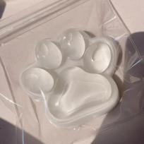 12cm Jumbo Soft Squishy Cat Paw Stress Relief Toy Extra Large Sensory Fidget Toys for Kids Adult Anxiety Relaxation Squeeze Gift balta