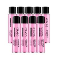 KERASYS Keramidų itin pažeistiems plaukams klinikinė ampulė Intensyvus atstatomasis gydymo rinkinys 10 ml x 9 vnt. black