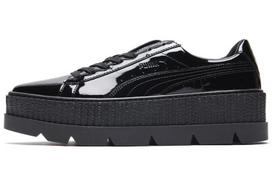 PUMA Pointy Creeper Rihanna Fenty Patent Black Women's 366270-01 38