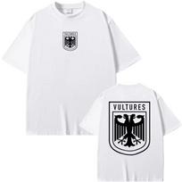 2026 Summer Rapper Kanye West Vultures New Music Album Graphic T Shirts Unisex Hip Hop Fashion Casual 100 Cotton Y2k Shirt S