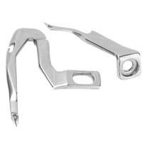 2pcs Multifunctional Overlock Looper Premium Quality Metal Metal Lower Looper Upper Lower Looper Easy to Replace Looper Set white