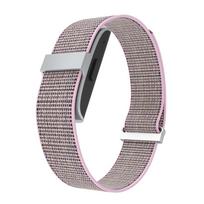 Nylon Fitness Tracker Strap 20mm Replacement Wristband New Sport Bands for Hume Band for Men Women rožinė