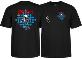 Powell Peralta BONES BRIGADE Rodney Mullen CHESS Riedlentės marškinėliai JUODI XXXL