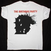 THE BIRTHDAY PARTY NICK CAVE Short Sleeve White All Size Gift Shirt FA774 L gray