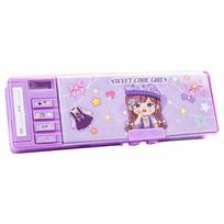Automatic Pop-Up Mechanical Stationery Box Password Lock Stationery Organizer Pencil Case  Kids 1