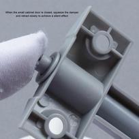 10PCS ABS Soft Close Buffer Adjustable Drawer Bumper Quiet Cabinet Door Damper  Drawer