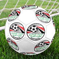 Egipto nacionalinės futbolo komandos logotipas, 5 dydžio futbolo kamuolys, mašininio siuvimo PVC, patvarus ir atšokantis, tinka visoms amžiaus grupėms, gerbėjų atributika, rungtynėms ir naudojimui lauke.