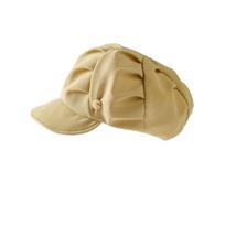 Y2K Pleated Beret Hat Octagonal Cap Pleated Octagonal Cap Personality Cloud Painter Hat  Lady chaki