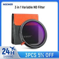 NEEWER 3 in 1 Variable ND Filter + CPL + Black Diffusion 1/4, ND2-32 , Camera Lens Neutral Density Circular Polarizing HD Glass 58mm