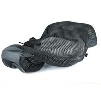 Motorcycle Sun Protection Saddle Cover For Honda FORZA 300 NSS350 Nylon PU Leather Breathable Seat Cover Net Accessories Black-for NSS350