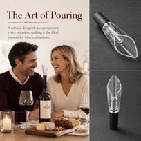 2-in-1 Wine Decanter Spout No Drip Wine Aerator Dispenser Premium Red Wine Aerating Pourer  Kitchen