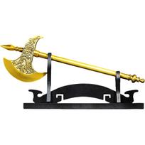 Brass Dragon Head Axe Feng Shui Statue – Chinese Power & Protection Figurine for Entryway, Home Office Desk or Shelf Decor, Gift for Boss, Business S
