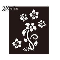 Music Festival Temporary Tattoo Henna Stencil Reusable DIY Tattooing Template Floral Animal Patterns Indian Hand-painted Stencil for Tattoos M