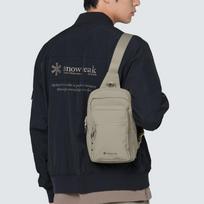 [Snowpeak] Dual Tech Sling Bag 5L V2 Khaki Gray (S24FUFBG37) FREE