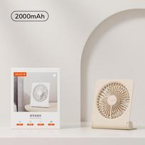 JISULIFE Mini Portable Fan Desktop Fan USB Charging Quiet Foldable Hanging Standing Cooling Fan for Travel Office Home