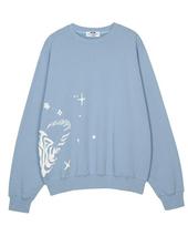 Fdr Twinkle Bloom Floopy Crewneck Blue Blue/M