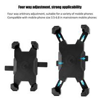 One Key Lock E-bike Phone Mount Fits 3.5-6.8 Inches Cycling Navigation Bracket  Bike Handlebar juoda
