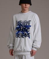 Like The Most Excellent Nerf Over Sweatshirt [White Melange] White Melange/S