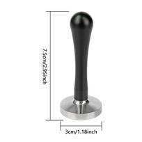 Solid Flat Base Stainless Steel Coffee Tamper  Compatible With Vertuoline Capsules