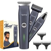 Lifelong Beard Trimmer for Man | Trimmer Men Beard |Cordless Rechargeable Waterproof Skin Friendly All in One Grooming Kit for Beard, Nose, Hair, B