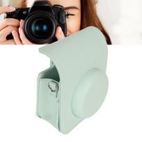 PU Leather Camera Case Camera Pouch for Fuji Instax Mini 12 Vlog Recording žalia
