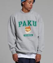 Cream Soda Lab Parku Logo Sweatshirt Gray Green M