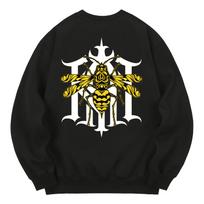Khan 6312 Kmb0023 Bumblebee Fleece-Lined Sweatshirt - Black M