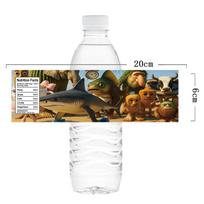 Italian Brainrot Water Bottle Label Birthday Party Tung Tung Sahur Tralalo Water Bottle Sticker Baby Shower Packing Party Suppli (as the picture,10pcs)