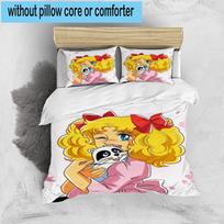 1PC Panda And sweet Friendship 3pcs Bedding,Including 1pc Duvet Cover And 2pcs Pillowcases Perfect for Christmas,Ideal for Bedroom, Dormitory 135cm*200cm