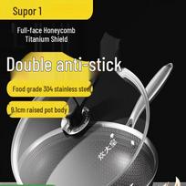 COOKER KING 34cm 304 Stainless Steel Wok