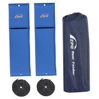 2Pcs Flat Boat Fender with Ropes Versatile Accessory Marine Dock Guards, Easy Installation mėlyna