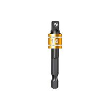 Sleeve Extension Drill Socket Adapter With Hex Shank Drill Sockets Bit  Driver Wrench black-1/4