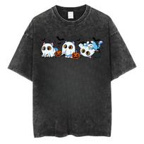 Kpop Anime Demon Hunters Huntrix Girls Fashion T-Shirts Men Women Aesthetic Manga T-shirt Oversized Cotton Street T Shirt S įvairiaspalvis