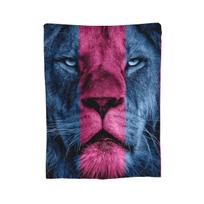 Aston Villa Lion Blankets Soft Warm Flannel Throw Blanket Bedspread for Bed Living room Picnic Travel Home Sofa Size: 75*100cm, Weight: 230 GSM